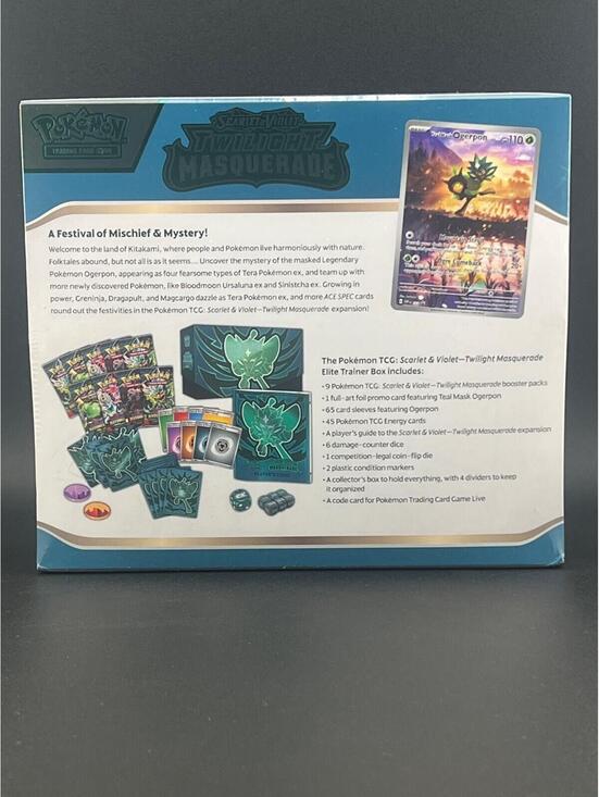 pokmon trading card game twilight masquerade elite trainer box TCG Unveil the mysteries of Kitakami in Pokmon TCG Pokmon TCG Scarlet & Violet